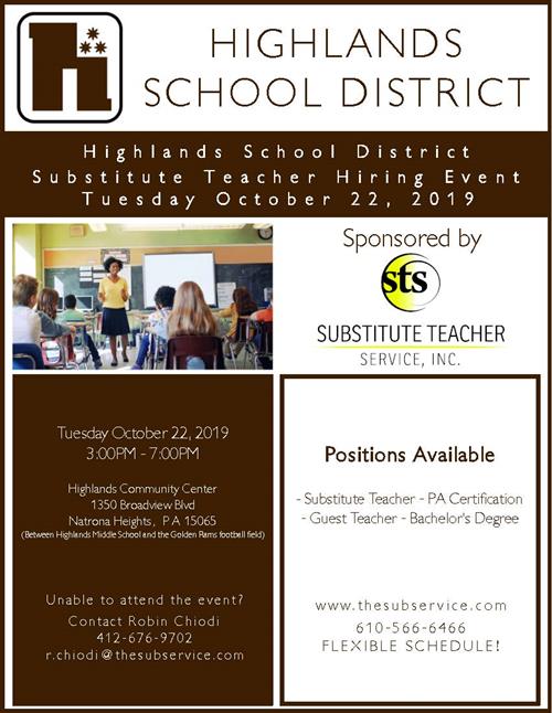 STS Hiring Event Flyer 