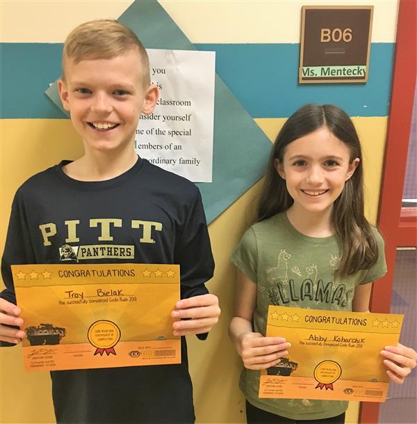 Coding students 5th 