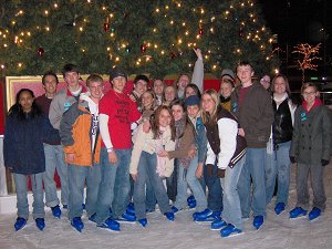 Trip to PPG Tower and PPG Plaza ice rink