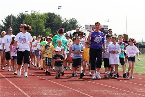 2011 Relay leader Ms Stanzione 