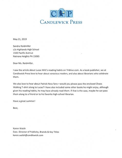 Candlewick letter 